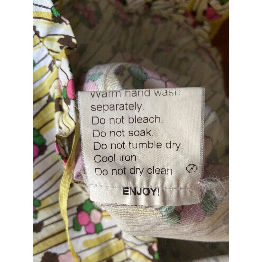 🌱 LISA HO cute Designer sleeveless cotton corset Blouse Shirt Top 10 lace up - Picture 13 of 16